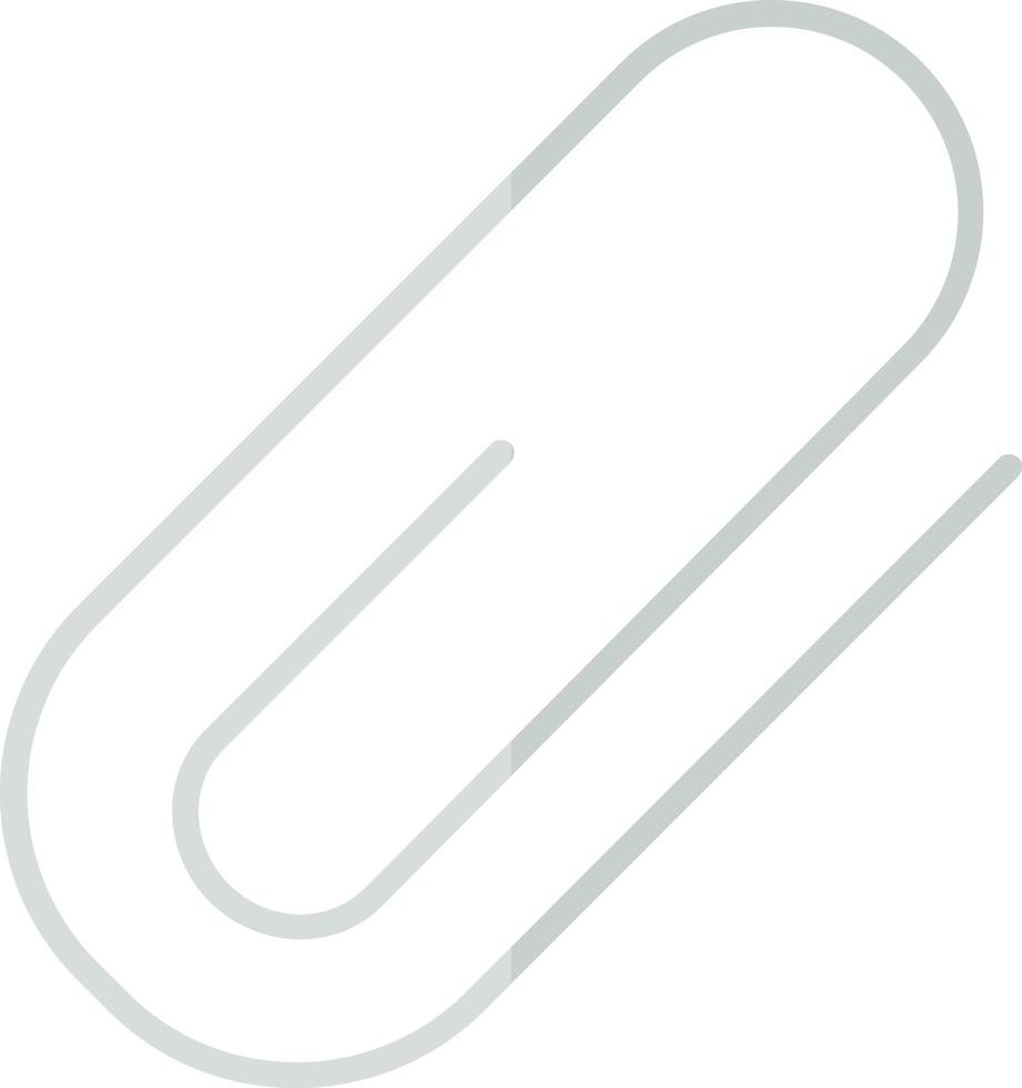 Paperclip Vector Icon Design