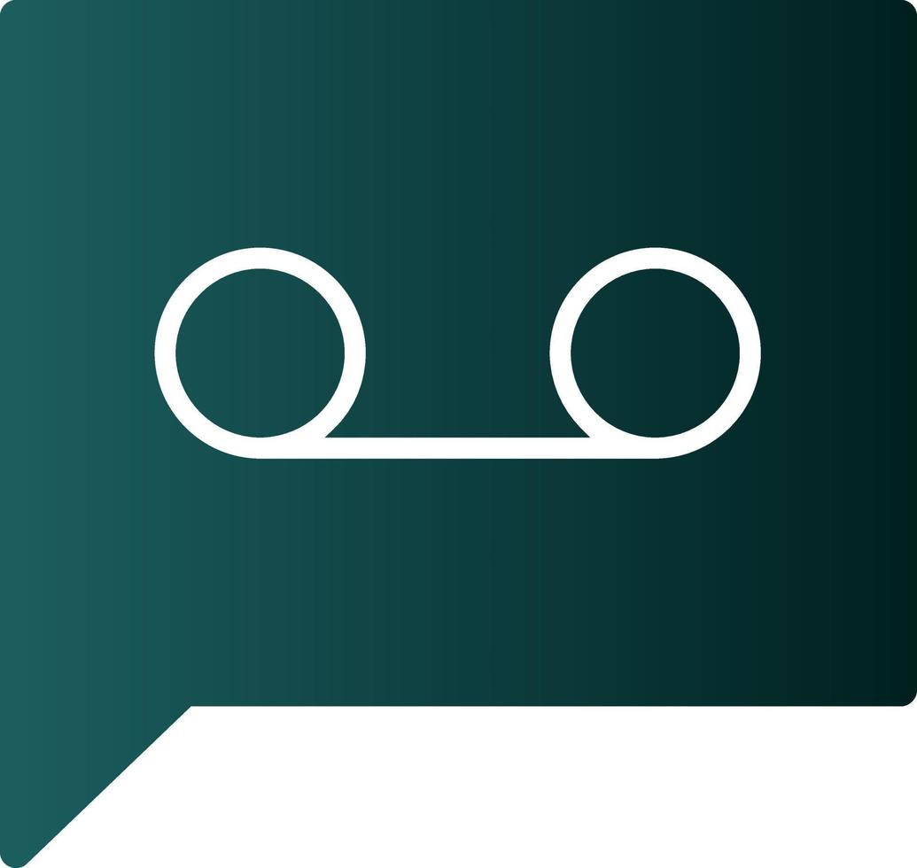 Voicemail Vector Icon Design