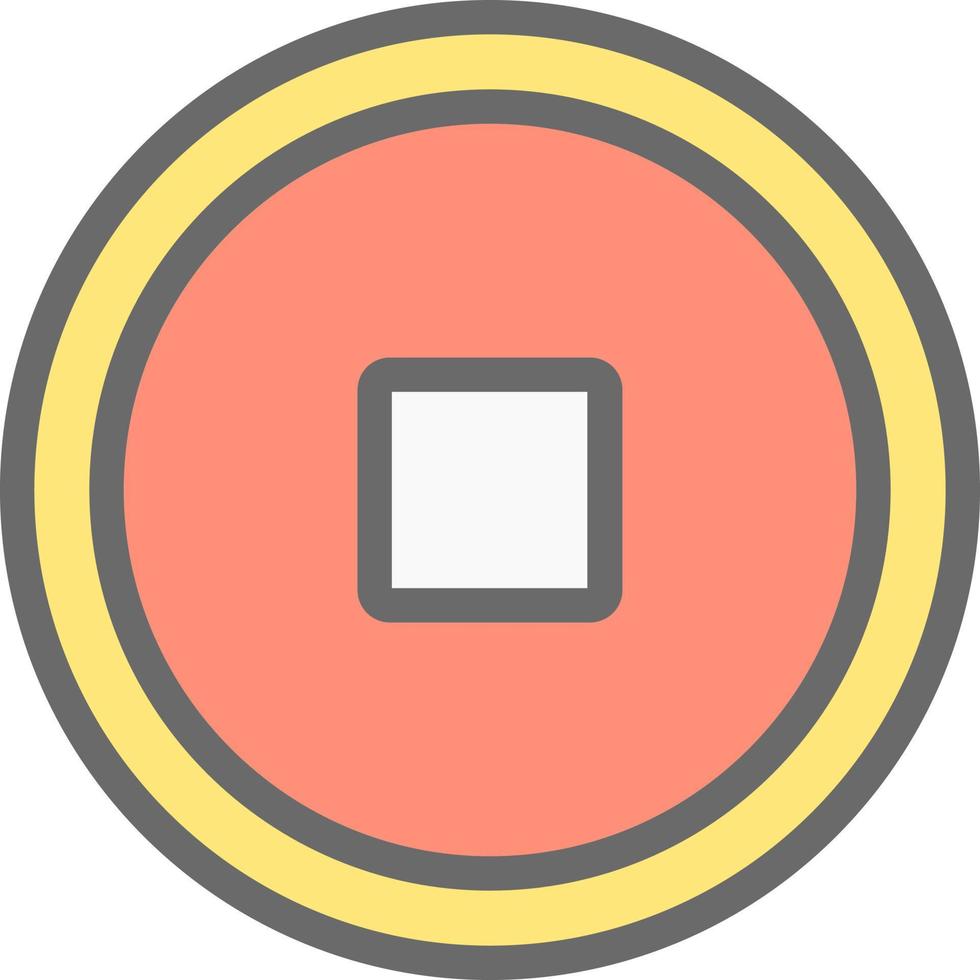 Stop Vector Icon Design