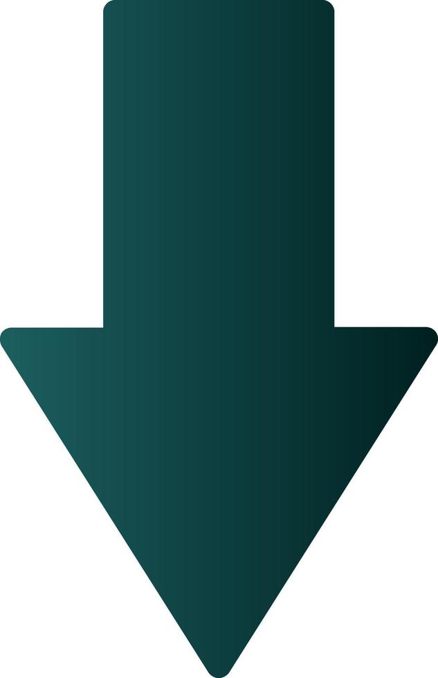 Down Vector Icon Design