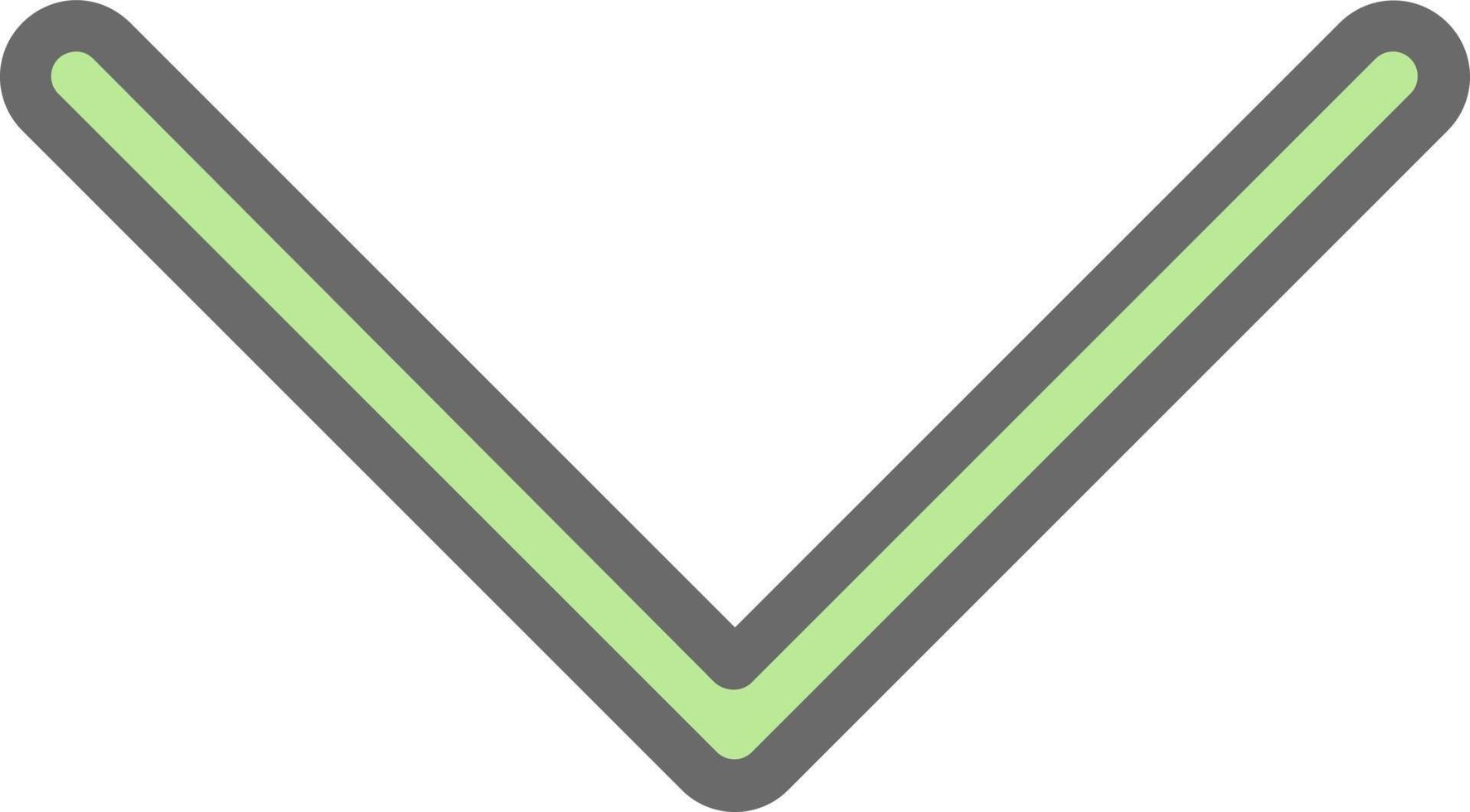 Down Vector Icon Design