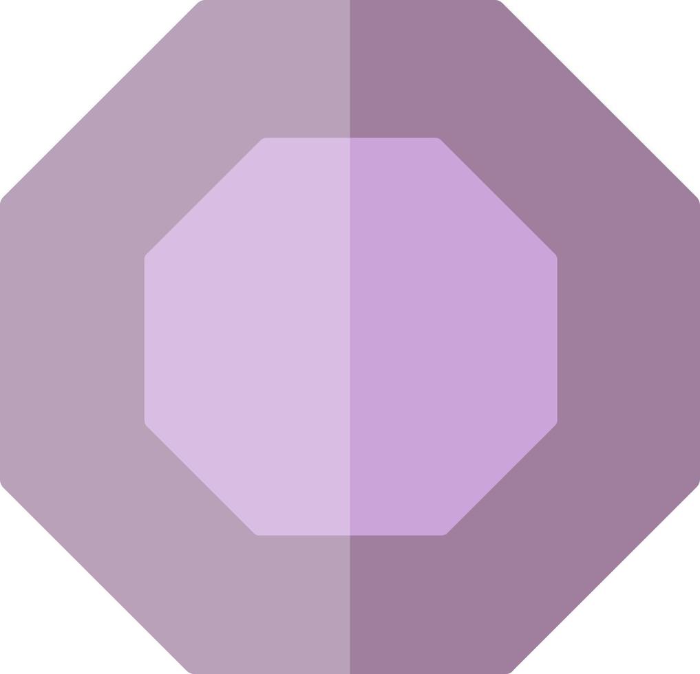 Octagon Vector Icon Design