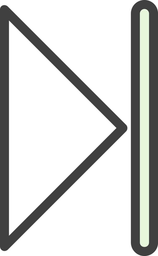 Skip Vector Icon Design