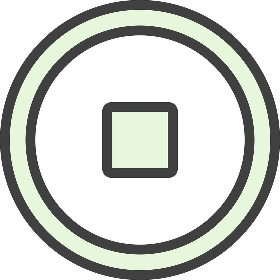 Stop Vector Icon Design