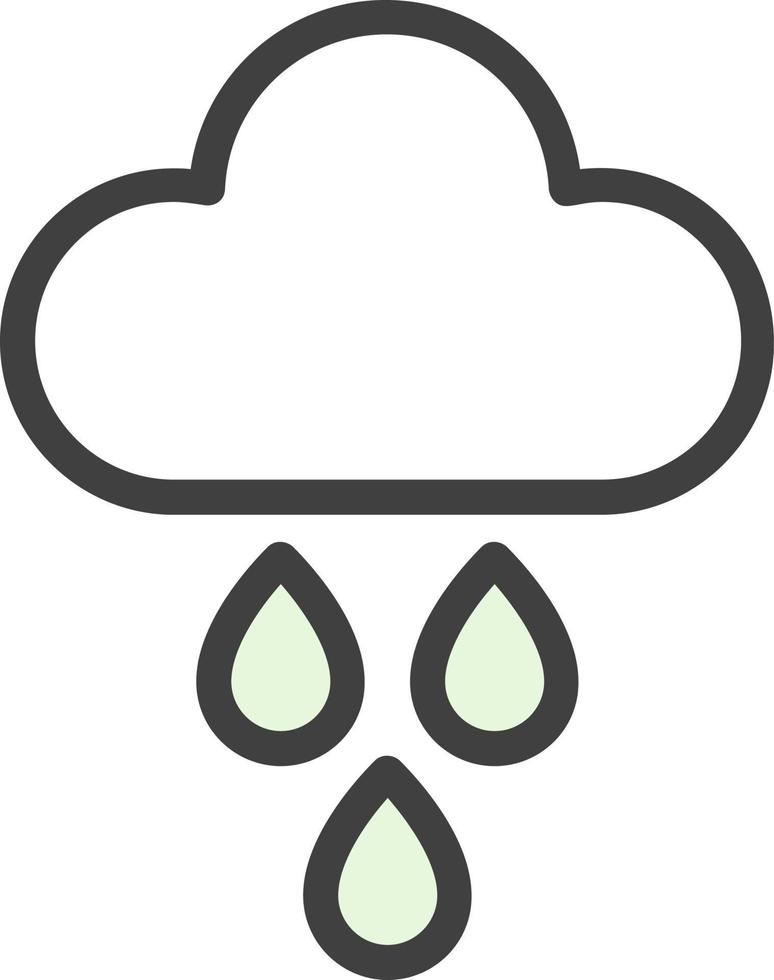Rain Vector Icon Design
