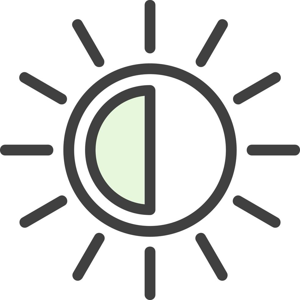 Brightness Vector Icon Design