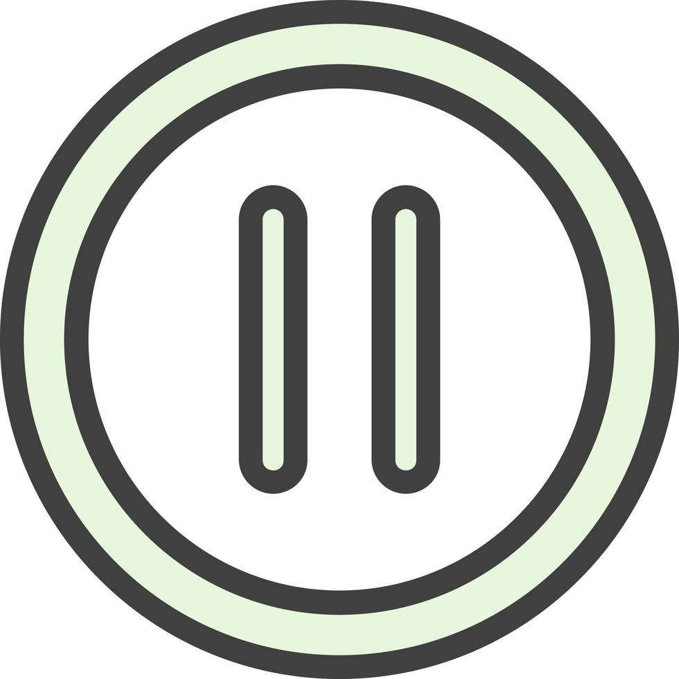 Pause Vector Icon Design
