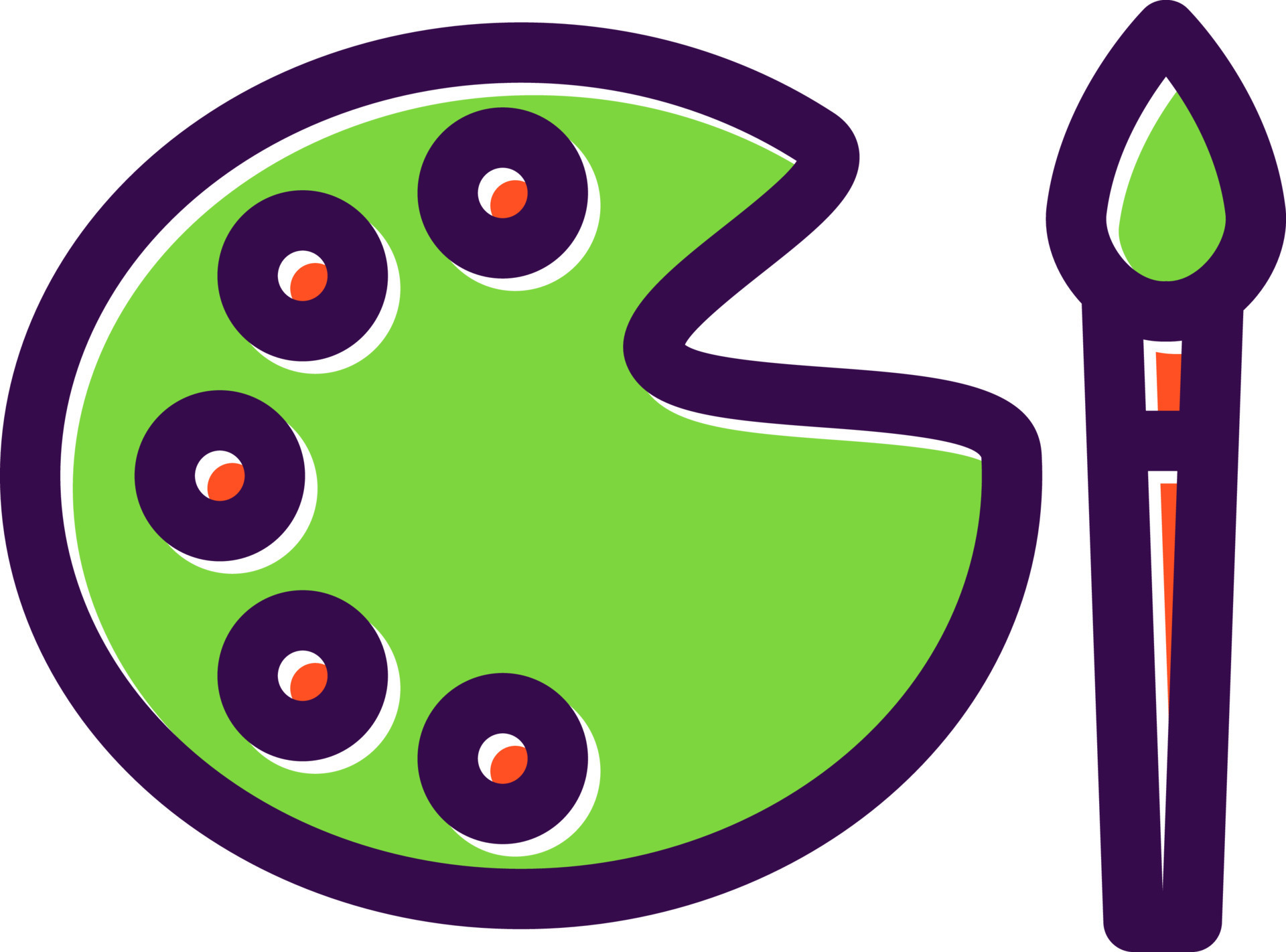 Paint Palette Vector Icon Design 15344039 Vector Art at Vecteezy