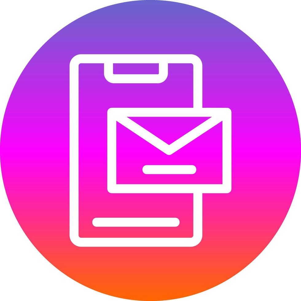 diseño de icono de vector de sms