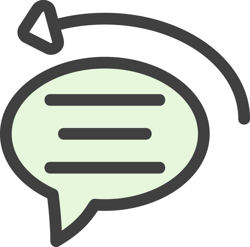 Auto Reply Vector Icon Design