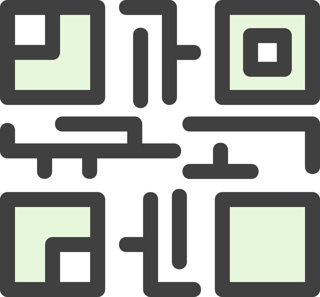 QR Code Vector Icon Design