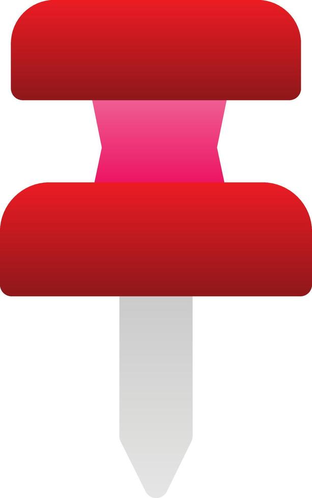 Push Pin Vector Icon Design