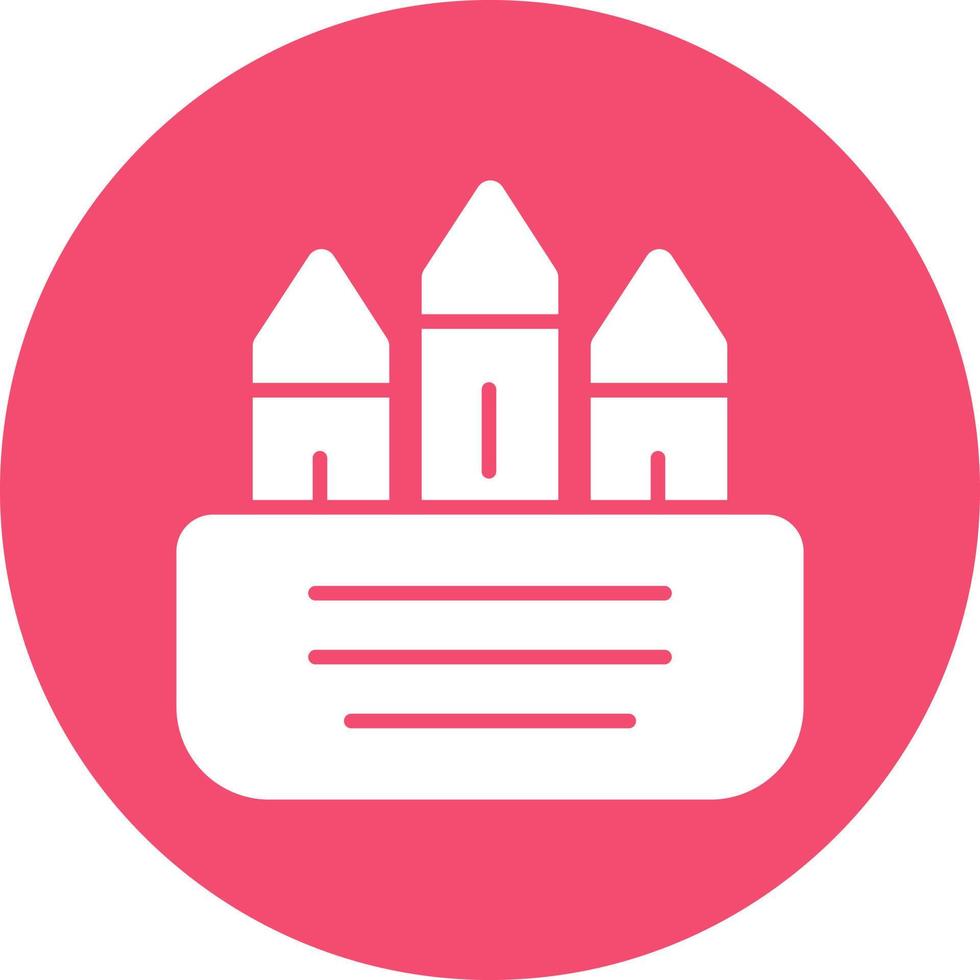 Crayon Vector Icon Design