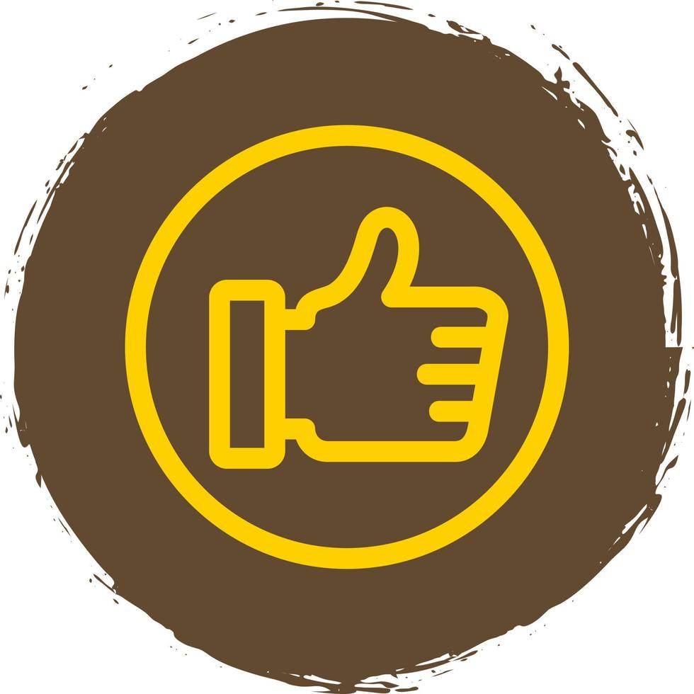 Thumbs Up Vector Icon Design