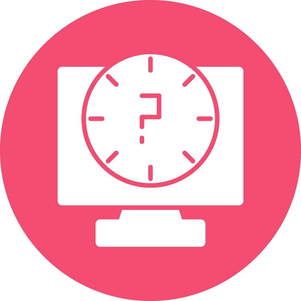 Lag Line Vector Icon Design