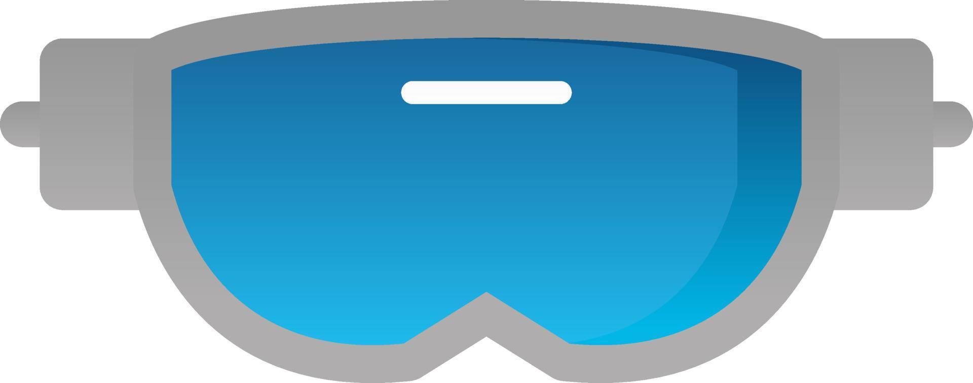 VR Glasses Line Vector Icon Design