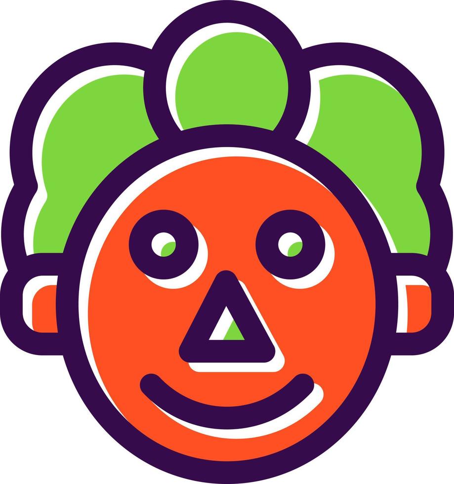 Clown Vector Icon Design