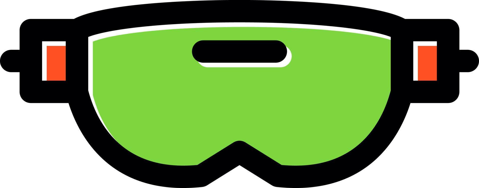 VR Glasses Line Vector Icon Design