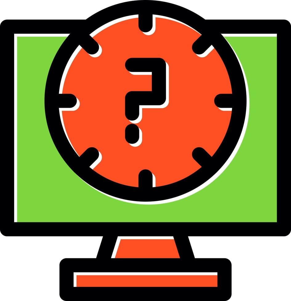 Lag Line Vector Icon Design