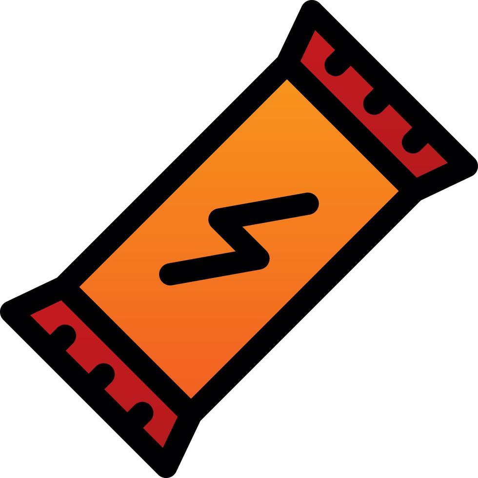 Energy Bar Line Vector Icon Design