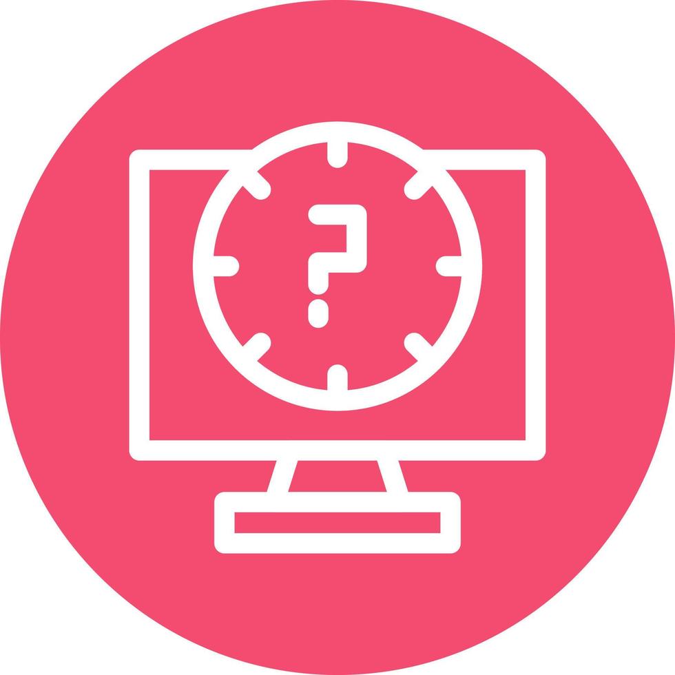 Lag Line Vector Icon Design