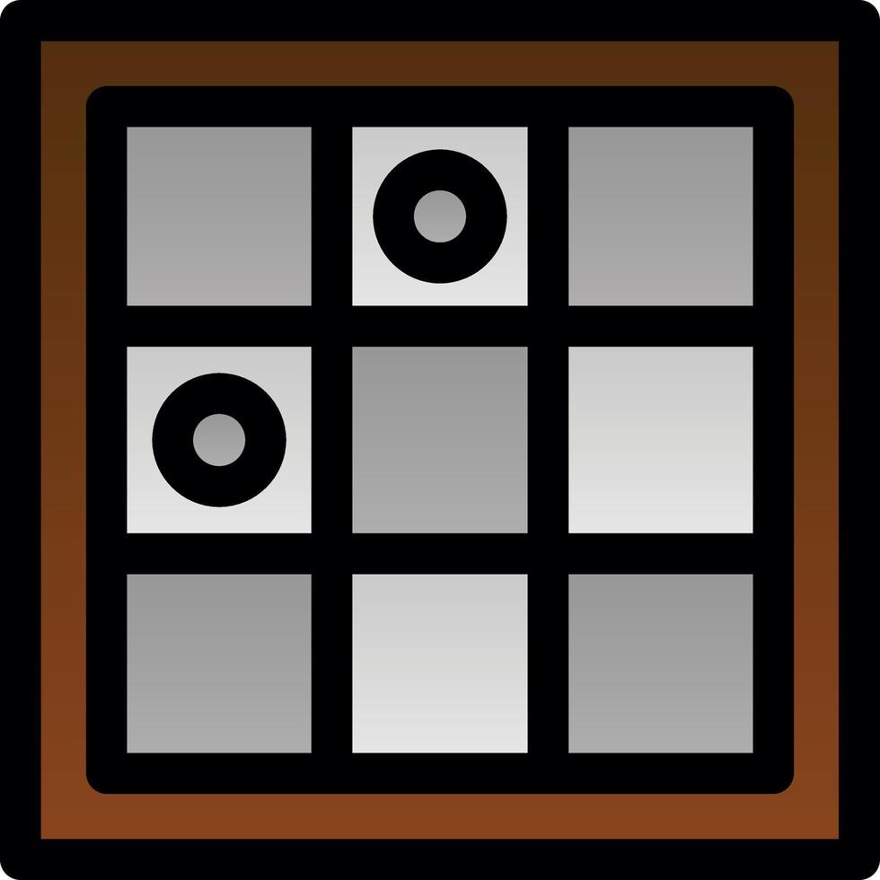 Chess Game Line Vector Icon Design