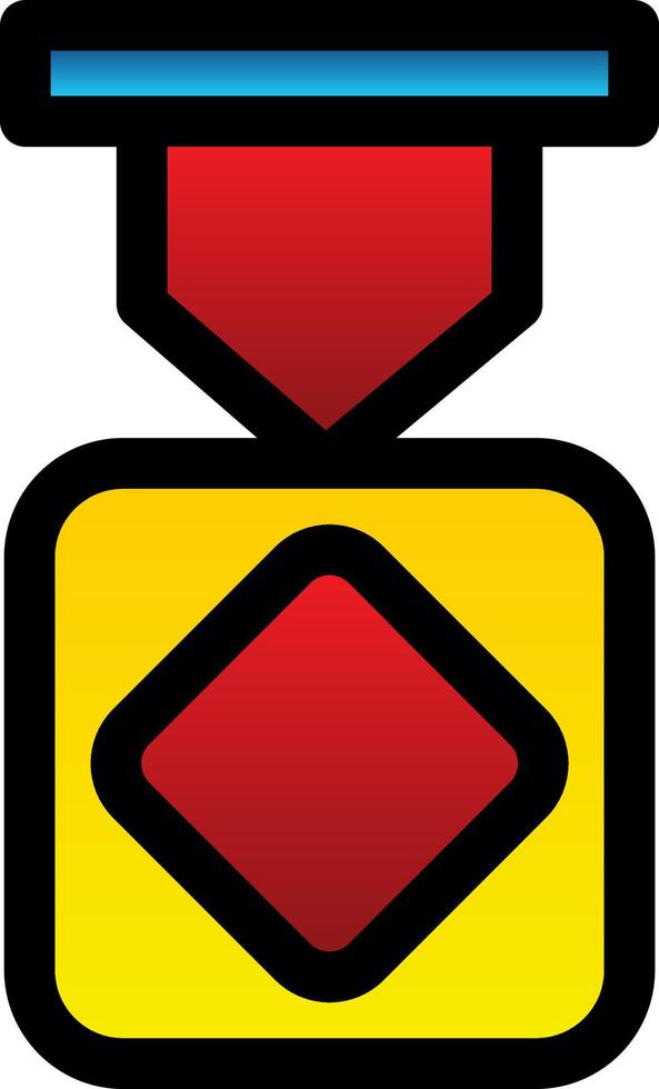 Game Reward Line Vector Icon Design