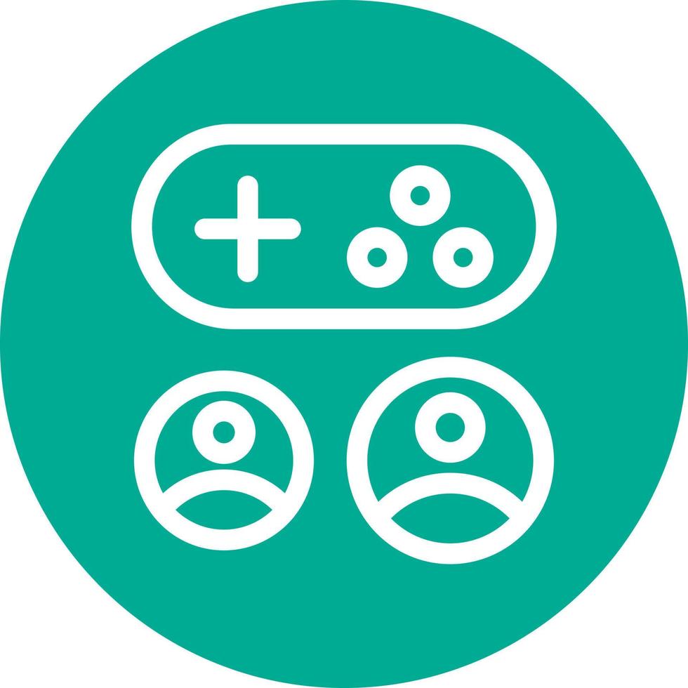 Game Viewers Line Vector Icon Design