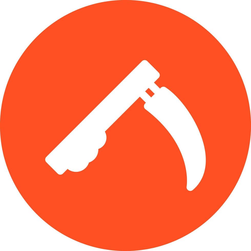 Scythe Vector Icon Design