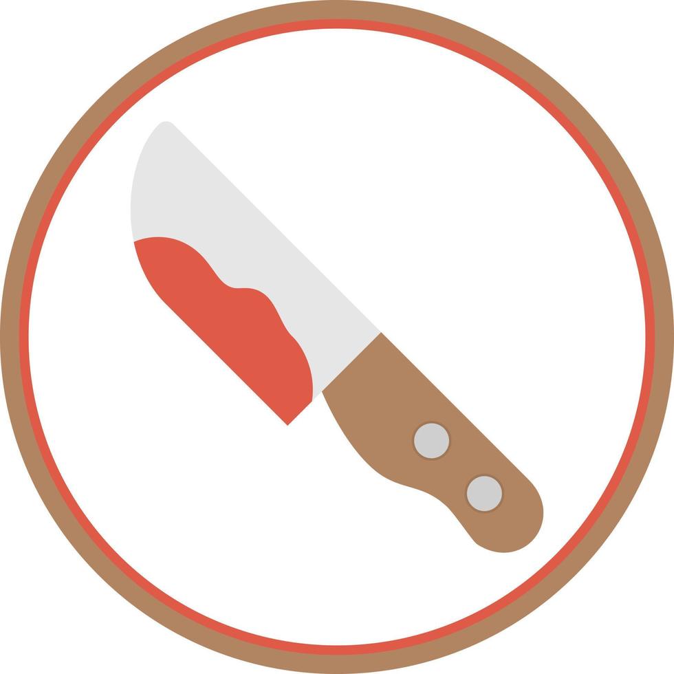 Knife Blood Vector Icon Design