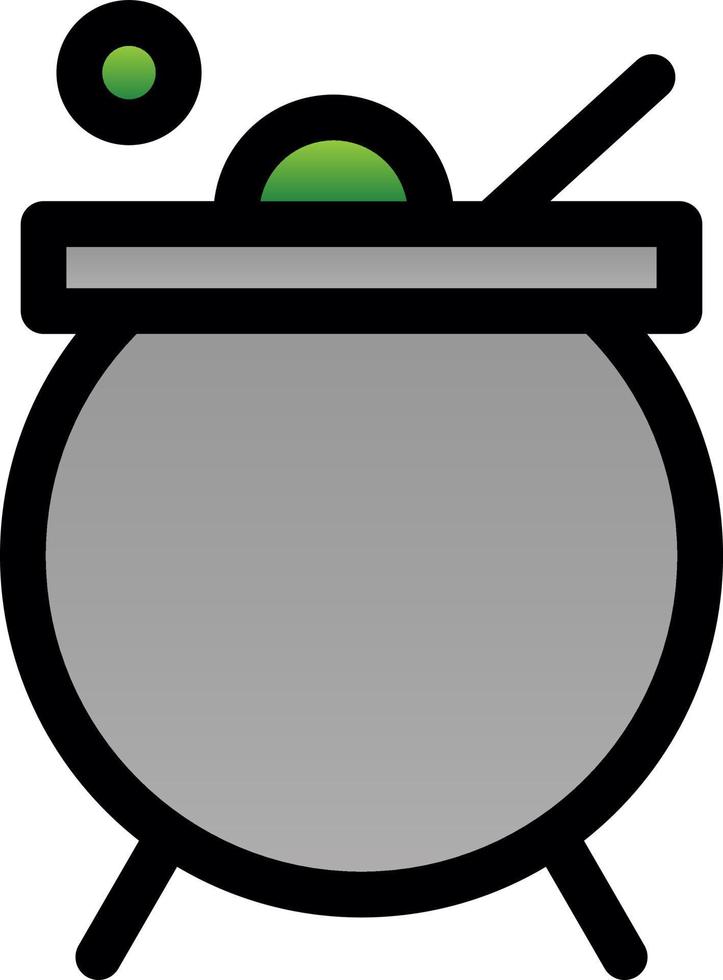 Cauldron Vector Icon Design