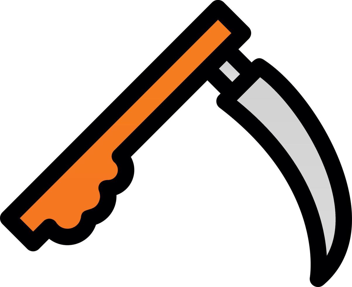 Scythe Vector Icon Design