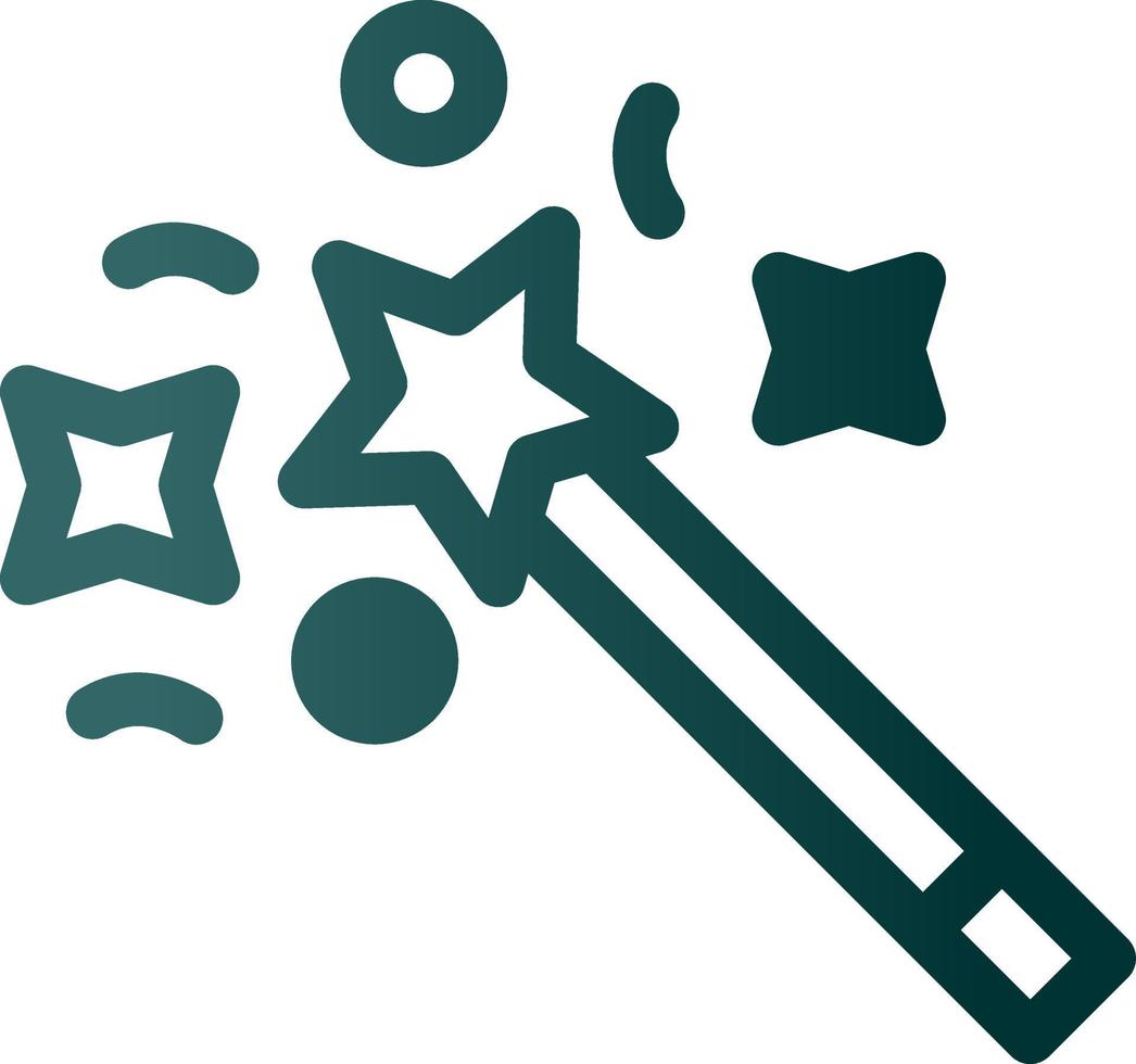 Magic Wand Vector Icon Design