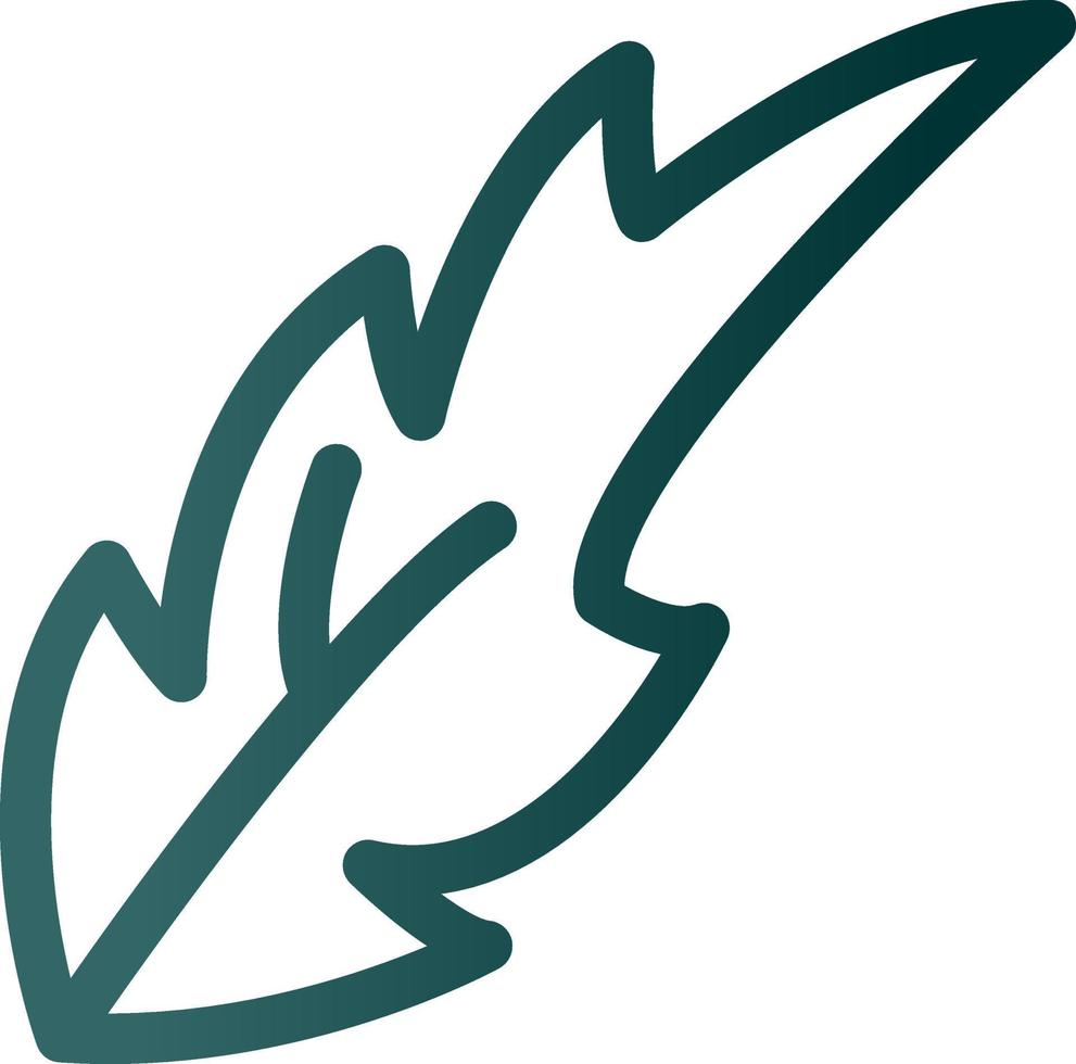 Dry Leaves Vector Icon Design