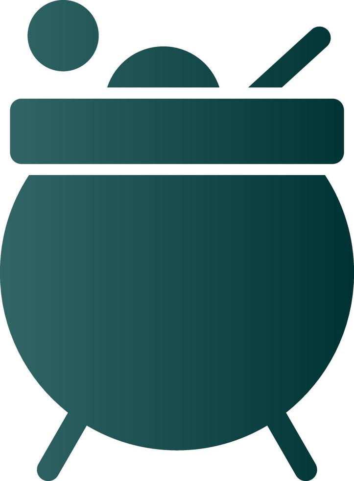 Cauldron Vector Icon Design