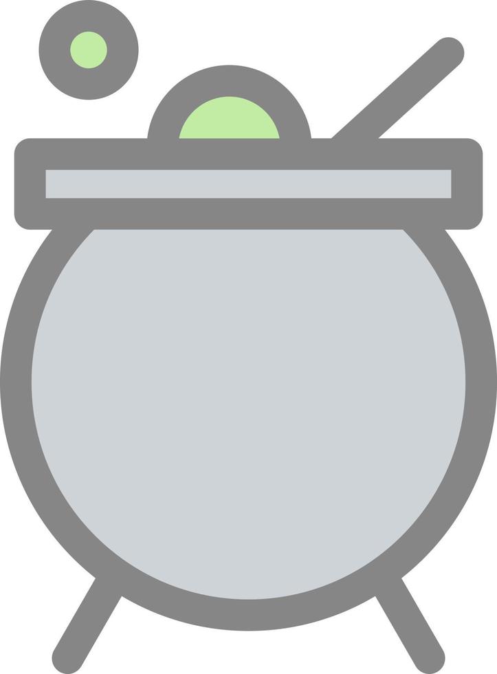 Cauldron Vector Icon Design