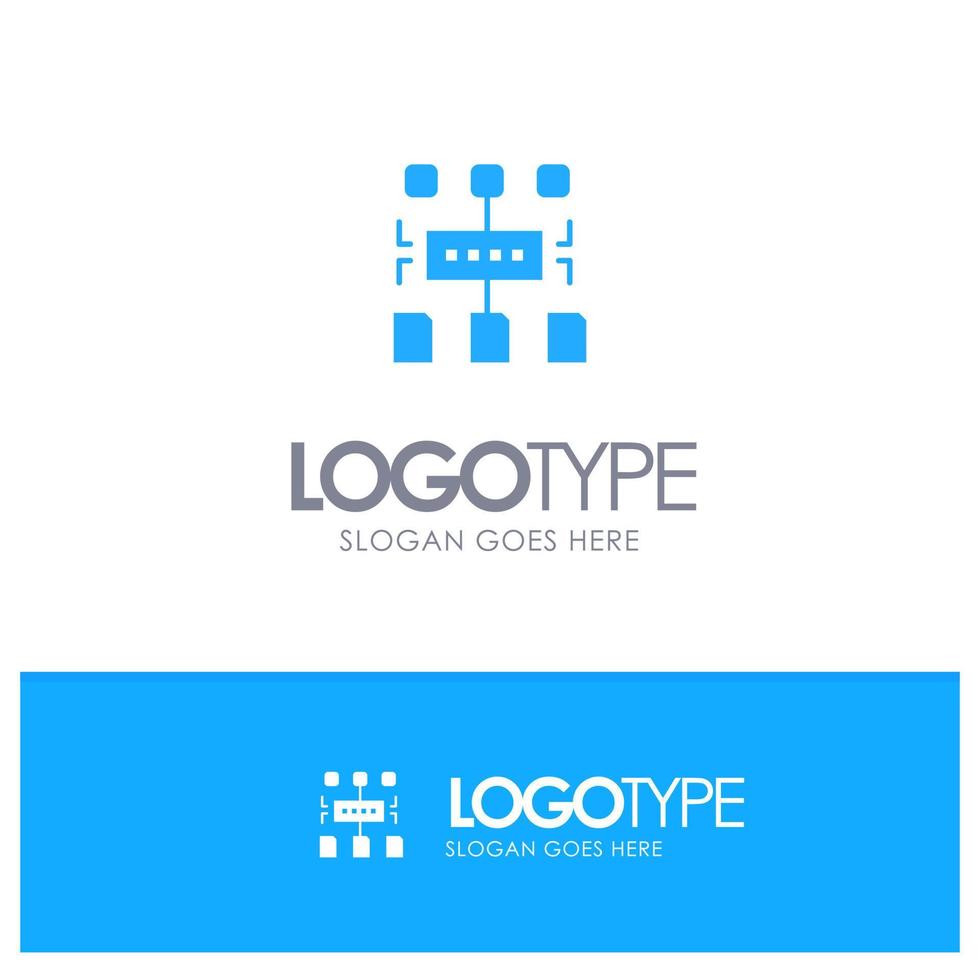 Algorithm Program User Document Blue Logo vector 15346243 Vector Art at ...