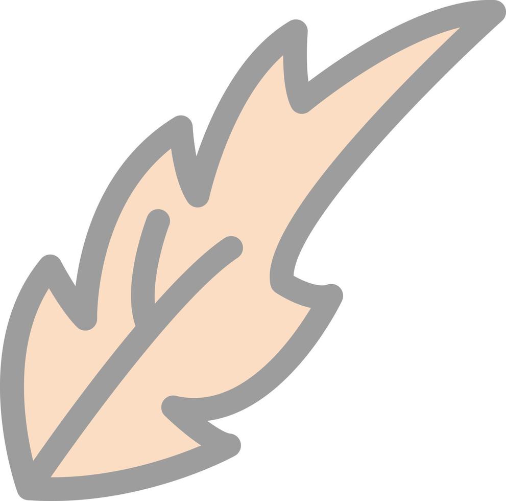 Dry Leaves Vector Icon Design