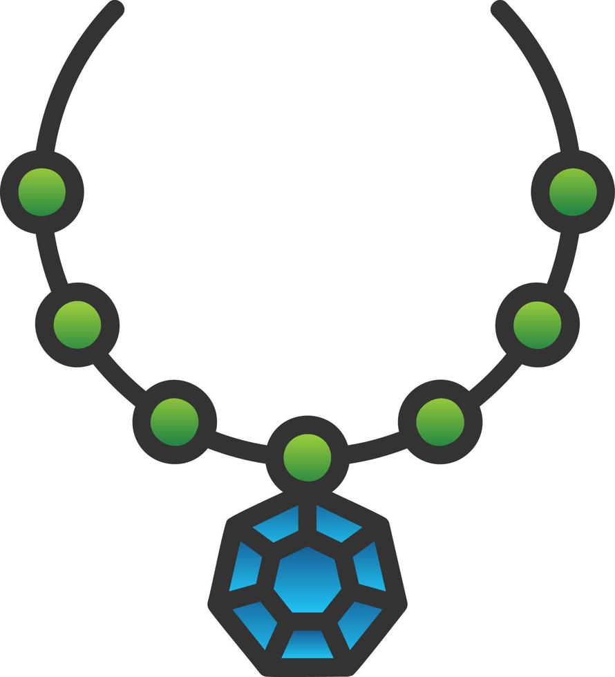 Necklace Vector Icon Design