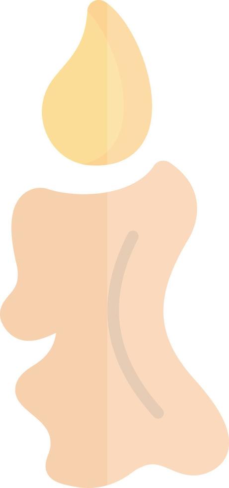 Scary Candle Vector Icon Design