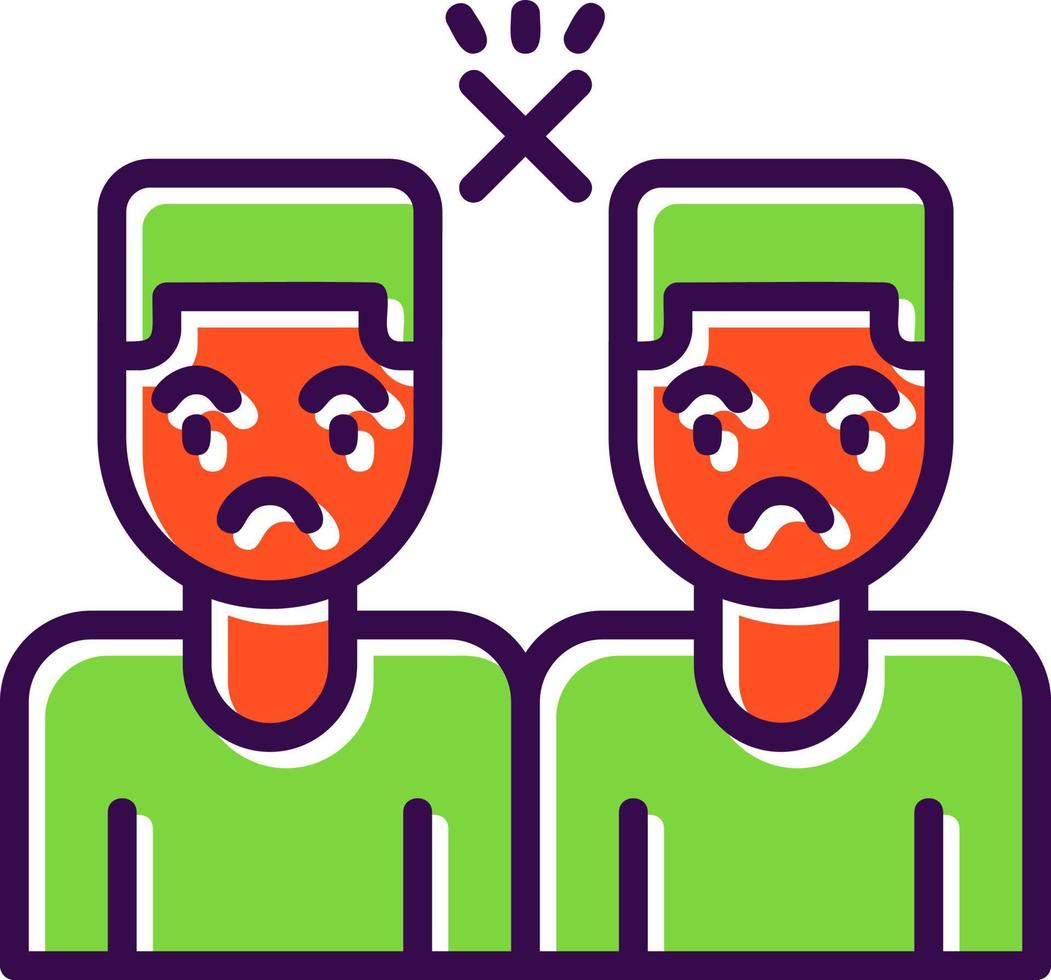 Quarrel Vector Icon Design