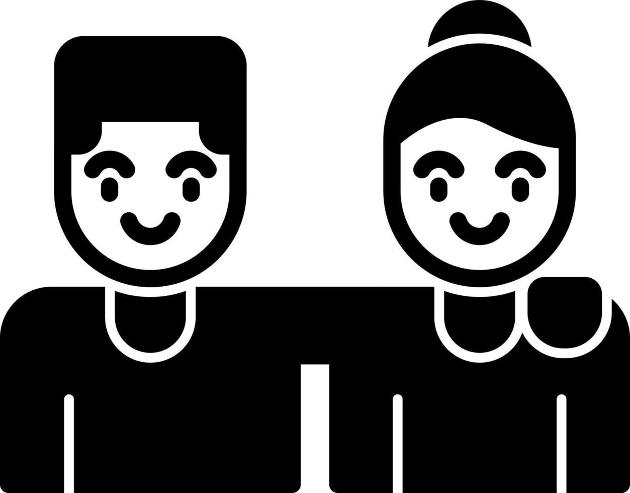 Friends Vector Icon Design
