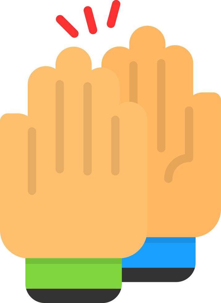 High Five Vector Icon Design