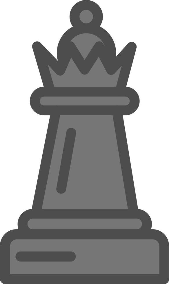 Chess Queen Vector Icon Design