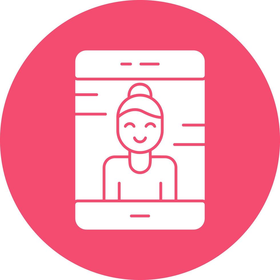 Videocall Vector Icon Design