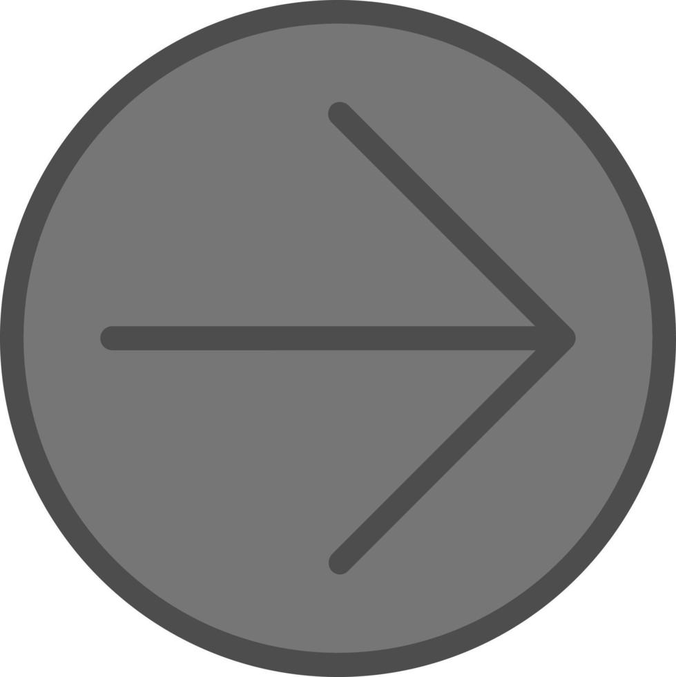 Arrow Circle Right Vector Icon Design