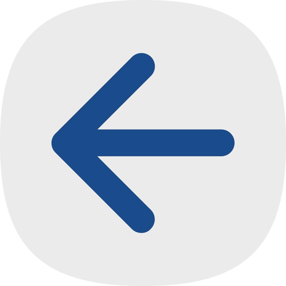 Arrow Left Vector Icon Design