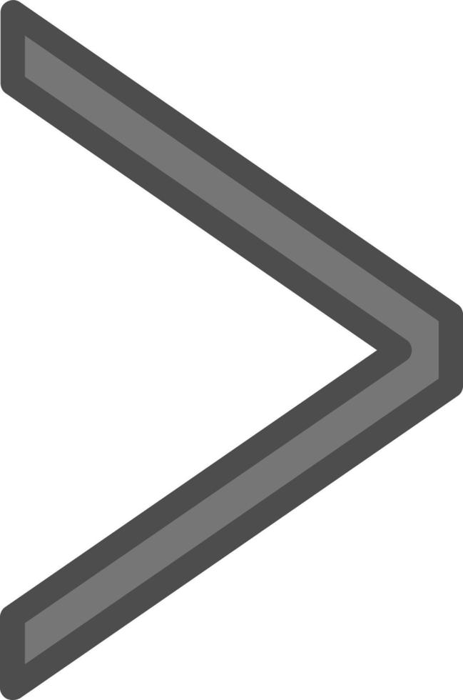 Angle Right Vector Icon Design