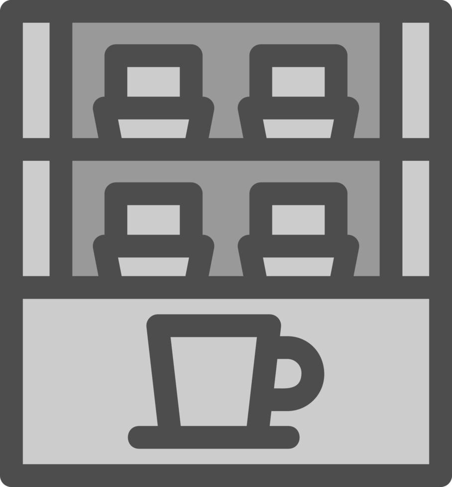 diseño de icono de vector de escaparate de café