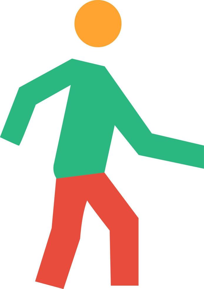 Walking Vector Icon Design